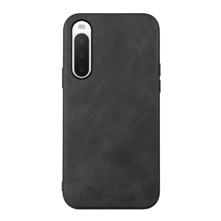 For Sony Xperia 10 IV Cowhide Texture PU Phone Case