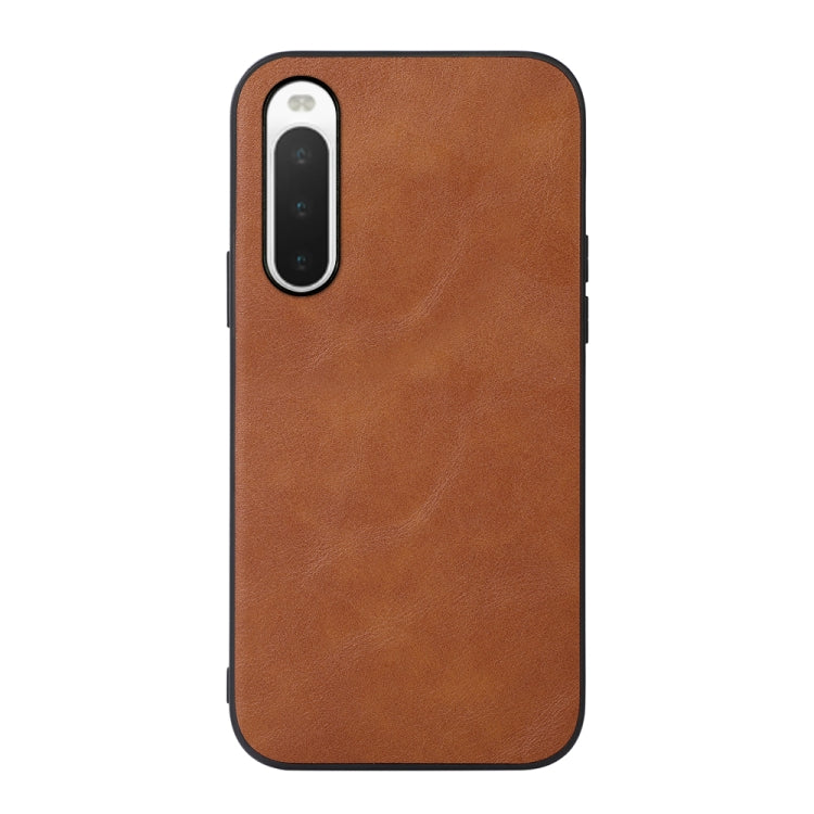 For Sony Xperia 10 IV Cowhide Texture PU Phone Case