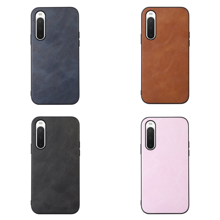 For Sony Xperia 10 IV Cowhide Texture PU Phone Case