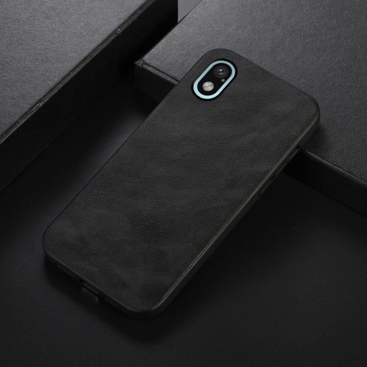 For Sony Xperia ACE III Cowhide Texture PU Phone Case