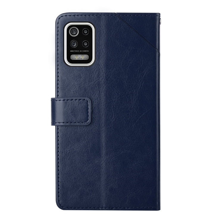 For LG K42 Y Stitching Horizontal Flip Leather Phone Case