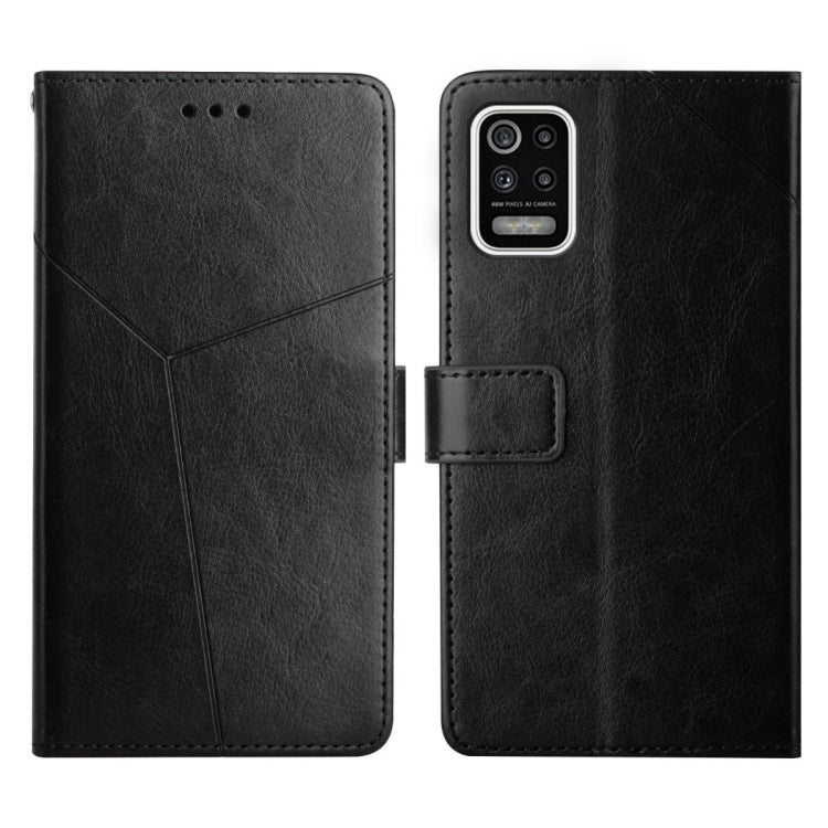 For LG K42 Y Stitching Horizontal Flip Leather Phone Case