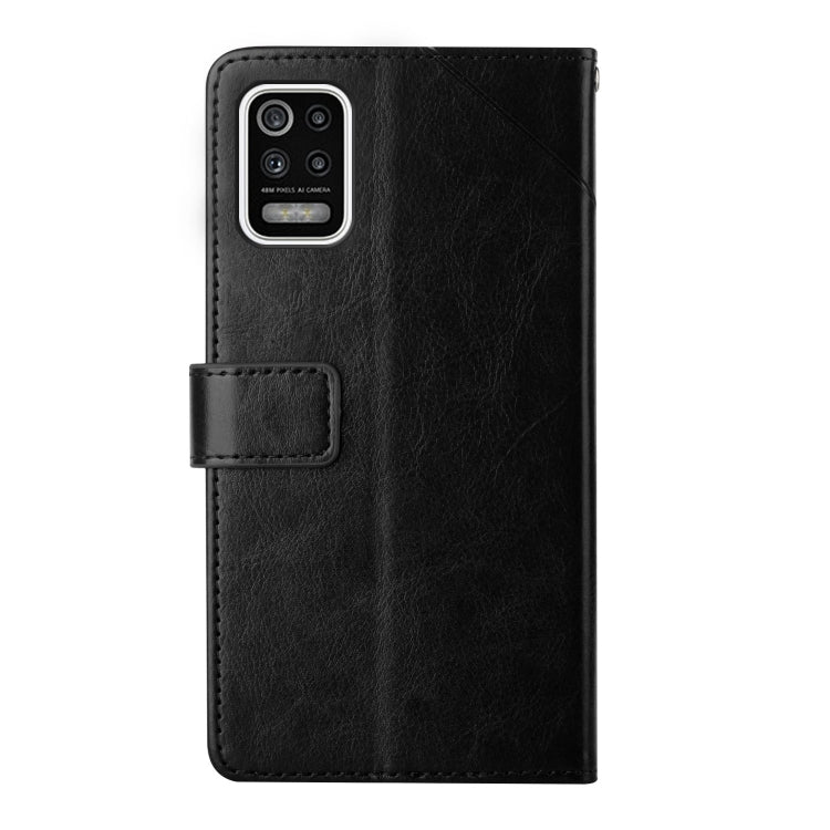 For LG K42 Y Stitching Horizontal Flip Leather Phone Case
