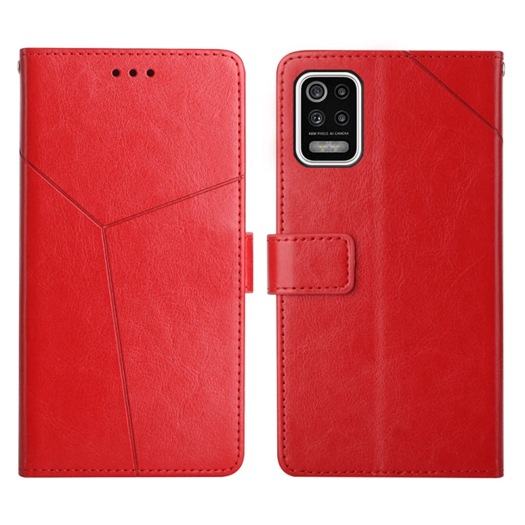 For LG K52 / K62 Y Stitching Horizontal Flip Leather Phone Case