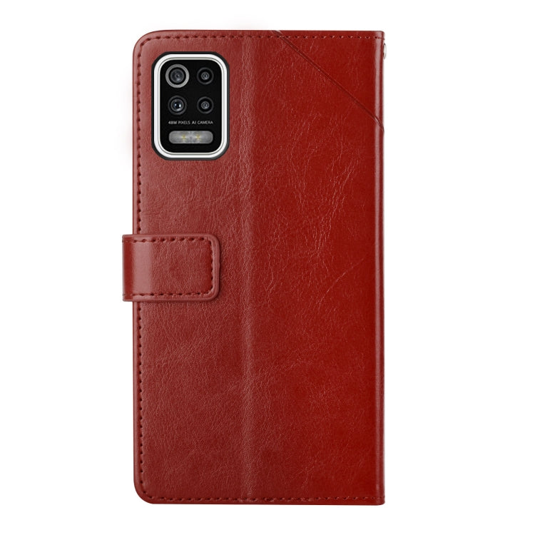 For LG K52 / K62 Y Stitching Horizontal Flip Leather Phone Case