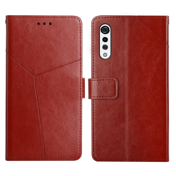 For LG Velvet 2 Pro Y Stitching Horizontal Flip Leather Phone Case