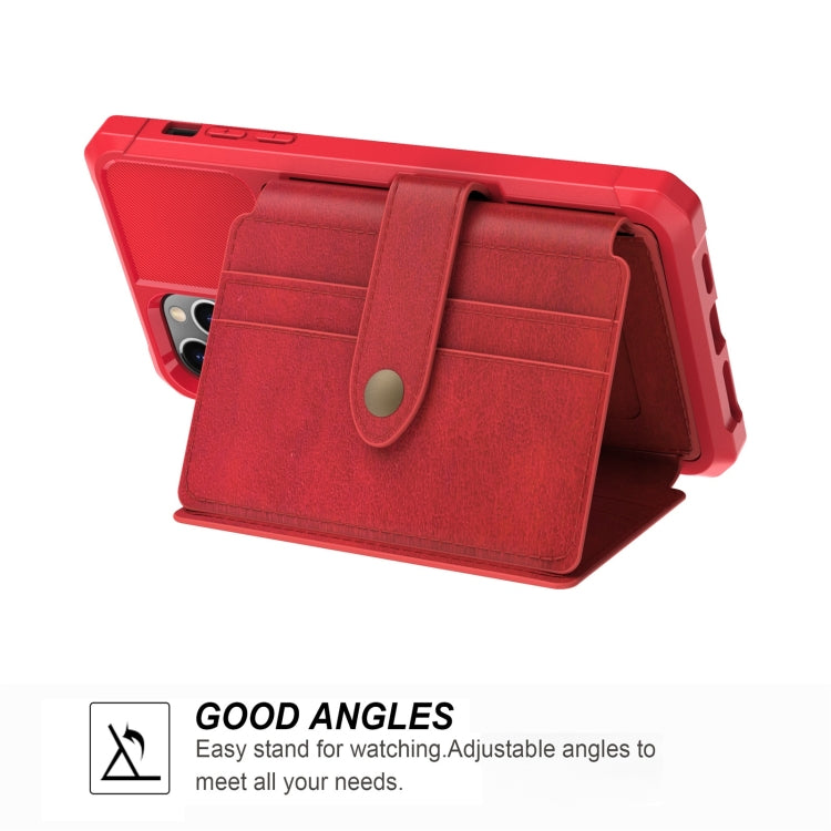 For iPhone 11 10-Card Wallet Bag PU Back Phone Case