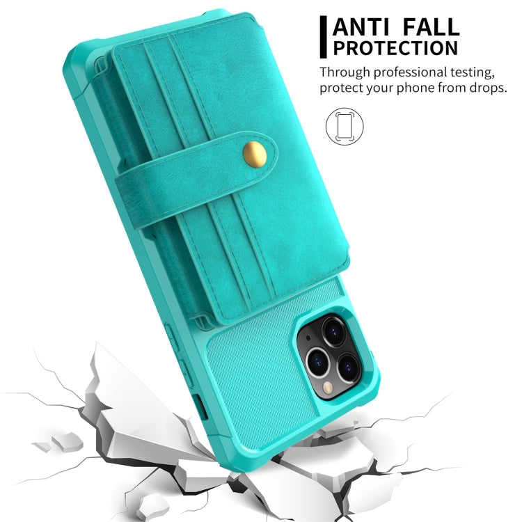 For iPhone 11 10-Card Wallet Bag PU Back Phone Case