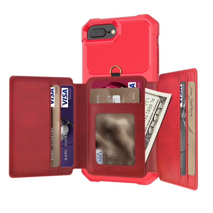 For iPhone SE 2022 / SE 2020 / 8 / 7 / 6 10-Card Wallet Bag PU Back Phone Case