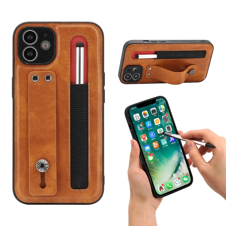 For iPhone 11 Sliding Invisible Holder Phone Case with Touch Screen Pen