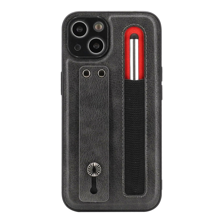 For iPhone 13 Sliding Invisible Holder Phone Case with Touch Screen Pen