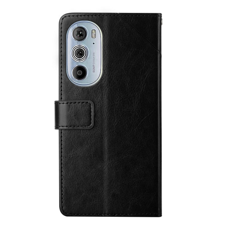 For Motorola Edge 30 Pro Y Stitching Horizontal Flip Leather Phone Case