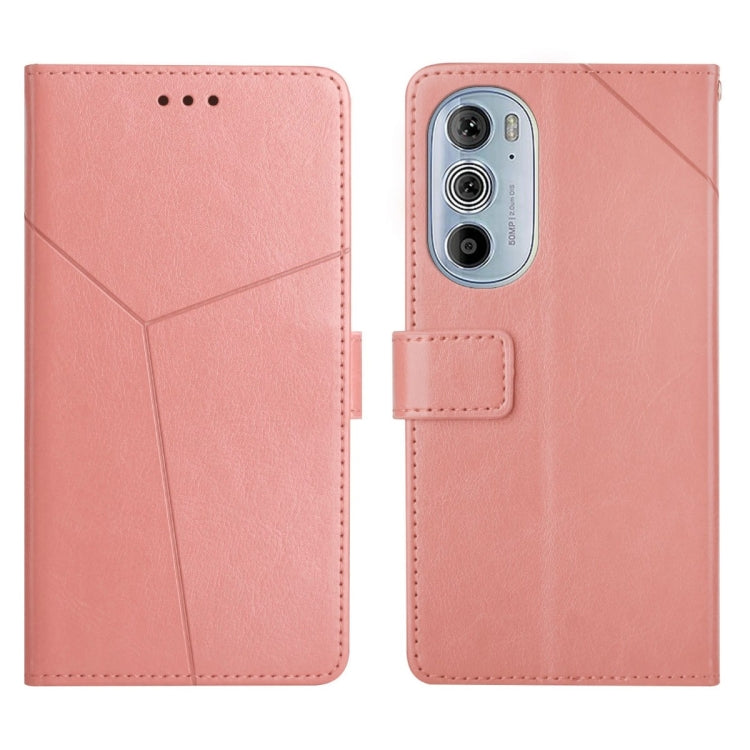 For Motorola Edge 30 Pro Y Stitching Horizontal Flip Leather Phone Case