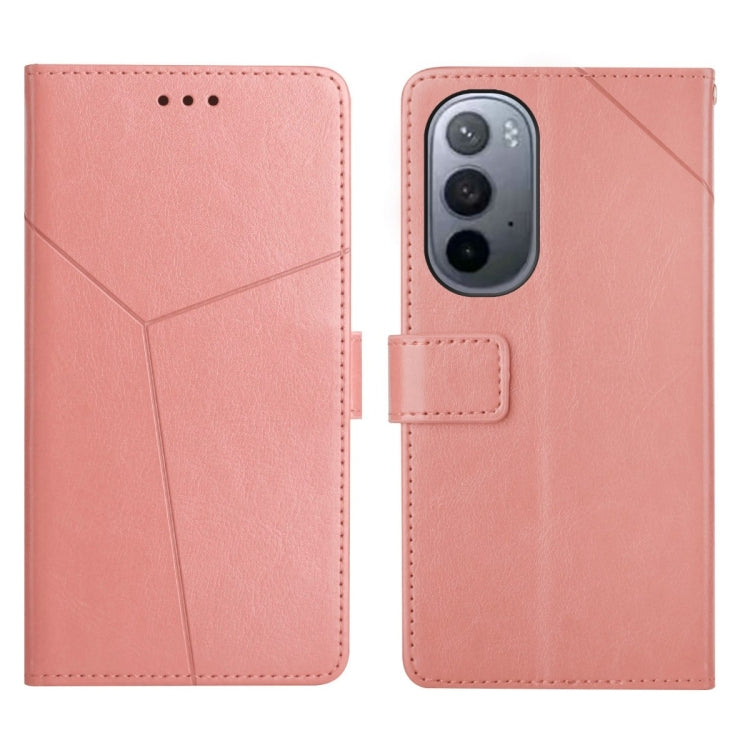 For Motorola Moto Edge X30 Y Stitching Horizontal Flip Leather Phone Case