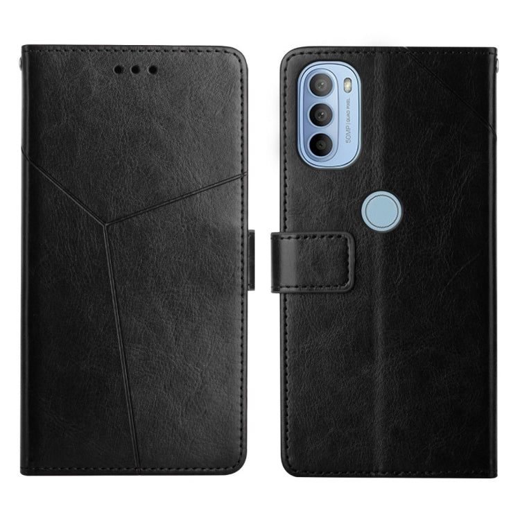 For Motorola Moto G31 / G41 Y Stitching Horizontal Flip Leather Phone Case
