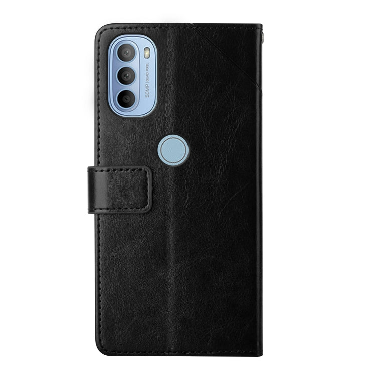 For Motorola Moto G31 / G41 Y Stitching Horizontal Flip Leather Phone Case