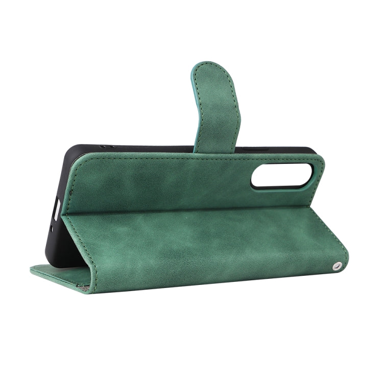 For vivo T1 5G Skin Feel Magnetic Flip Leather Phone Case