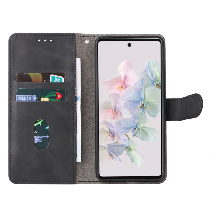 For Google Pixel 7 Skin Feel Magnetic Flip Leather Phone Case