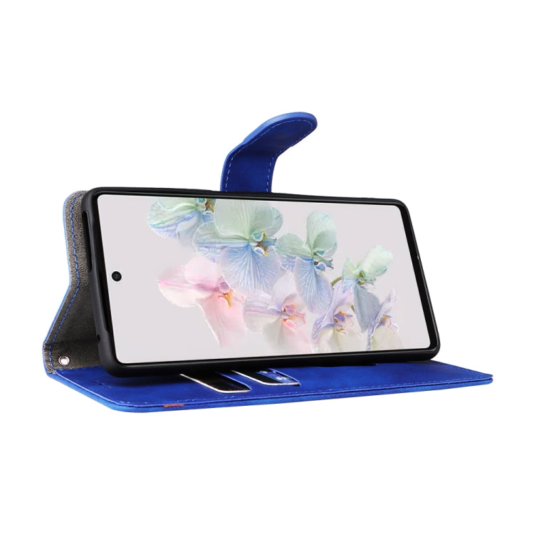 For Google Pixel 7 Skin Feel Magnetic Flip Leather Phone Case