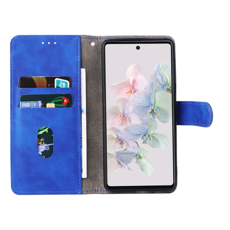 For Google Pixel 7 Skin Feel Magnetic Flip Leather Phone Case