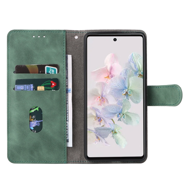 For Google Pixel 7 Skin Feel Magnetic Flip Leather Phone Case