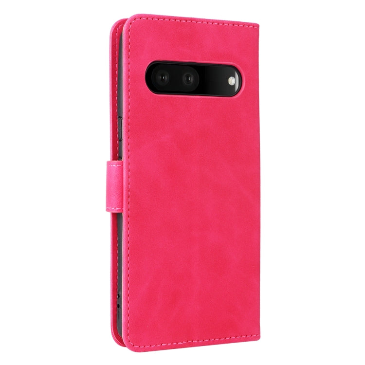 For Google Pixel 7 Skin Feel Magnetic Flip Leather Phone Case