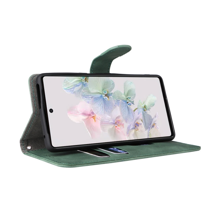 For Google Pixel 7 Pro Skin Feel Magnetic Flip Leather Phone Case