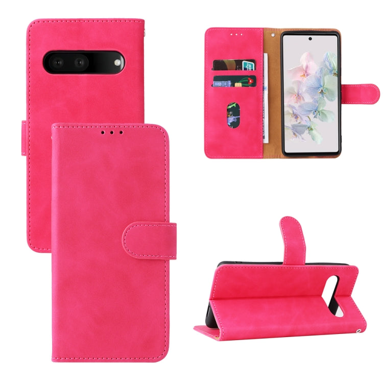 For Google Pixel 7 Pro Skin Feel Magnetic Flip Leather Phone Case