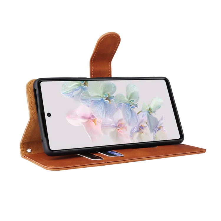 For Google Pixel 7 Pro Skin Feel Magnetic Flip Leather Phone Case