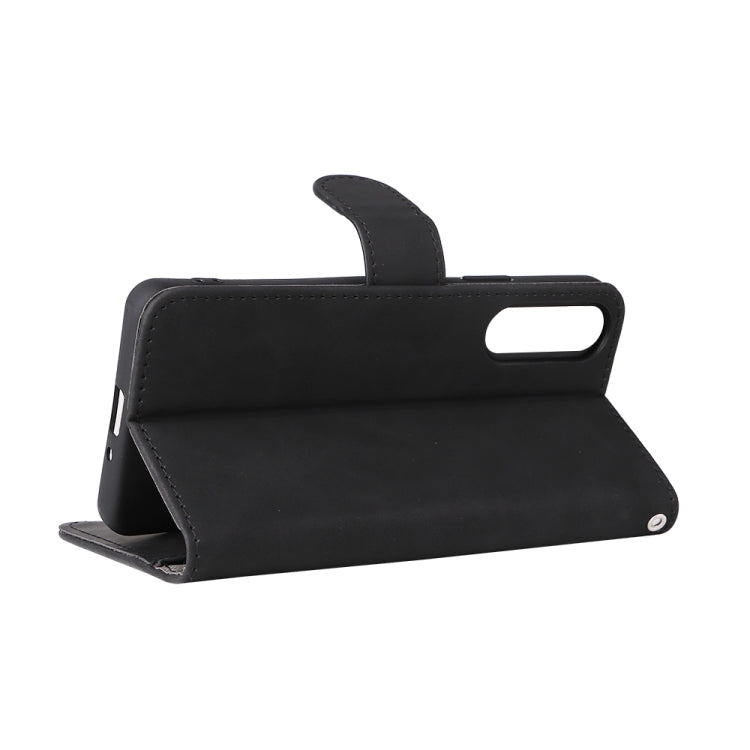 For Sony Xperia 10 IV Skin Feel Magnetic Flip Leather Phone Case