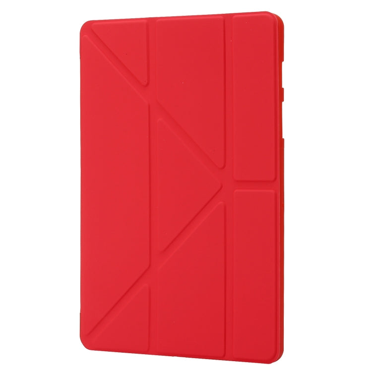 For Samsung Galaxy Tab S8+ / S7+ Deformation Silicone Leather Tablet Case
