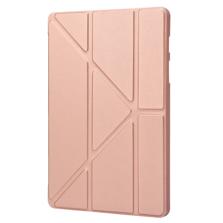 For Samsung Galaxy Tab S8+ / S7+ Deformation Silicone Leather Tablet Case