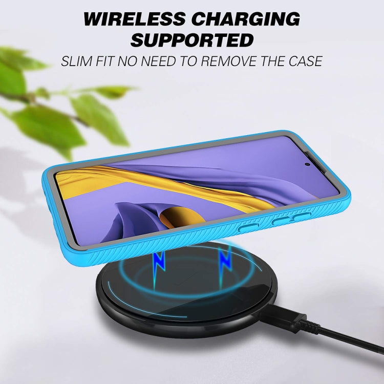 For Galaxy A51 Two-layer Design Shockproof PC + TPU Protective Case
