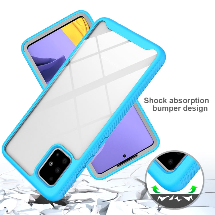 For Galaxy A51 Two-layer Design Shockproof PC + TPU Protective Case