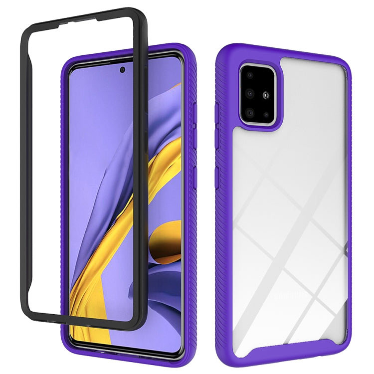 For Galaxy A51 Two-layer Design Shockproof PC + TPU Protective Case