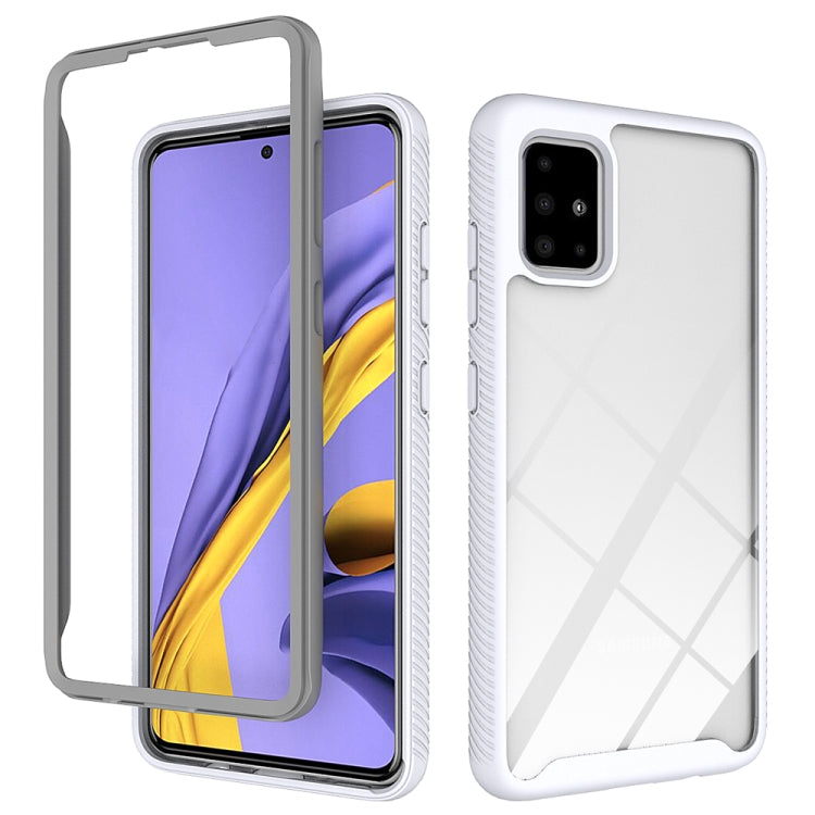 For Galaxy A51 Two-layer Design Shockproof PC + TPU Protective Case