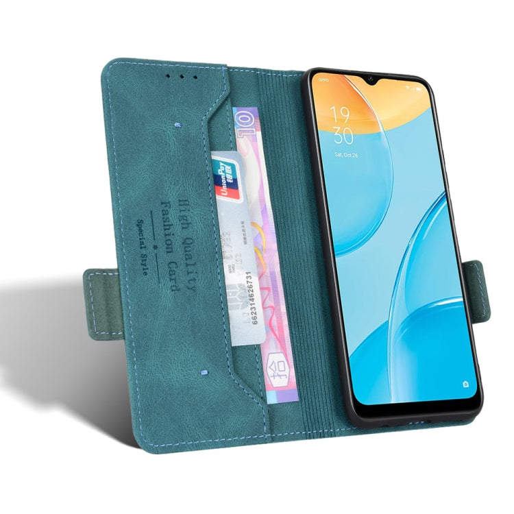 For OPPO A55s 5G Magnetic Clasp Flip Leather Phone Case