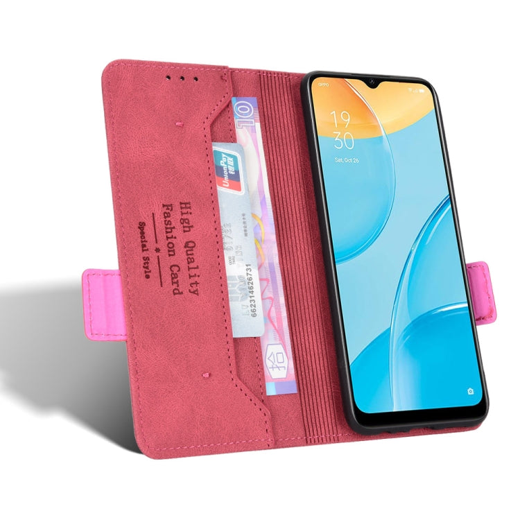 For OPPO A55s 5G Magnetic Clasp Flip Leather Phone Case