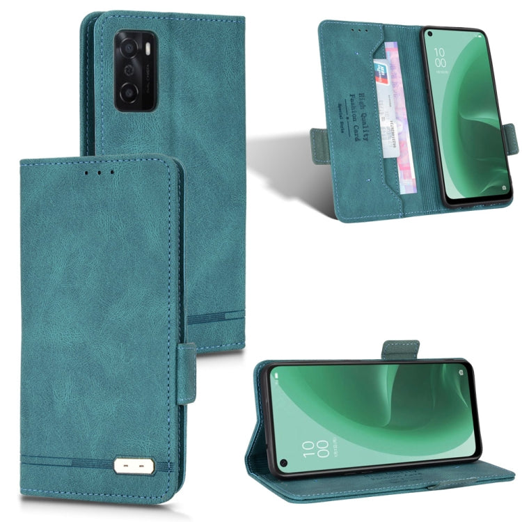 For OPPO A15 Magnetic Clasp Flip Leather Phone Case