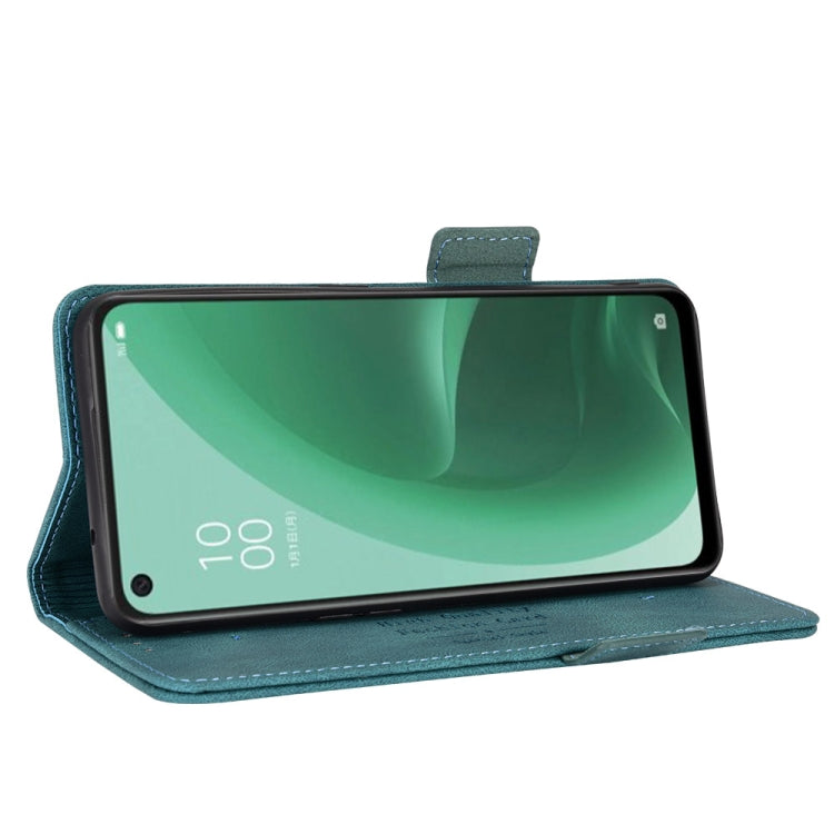 For OPPO A15 Magnetic Clasp Flip Leather Phone Case