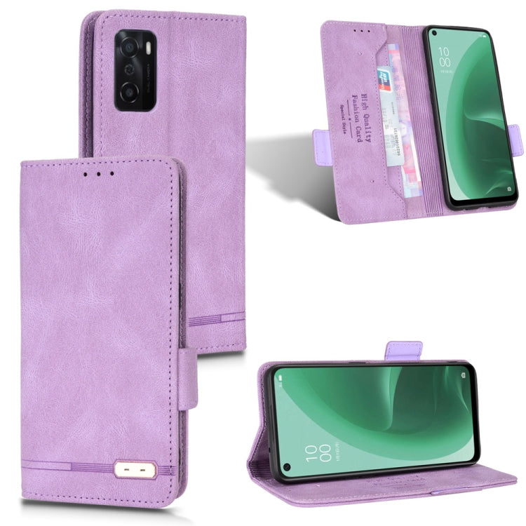 For OPPO A15 Magnetic Clasp Flip Leather Phone Case