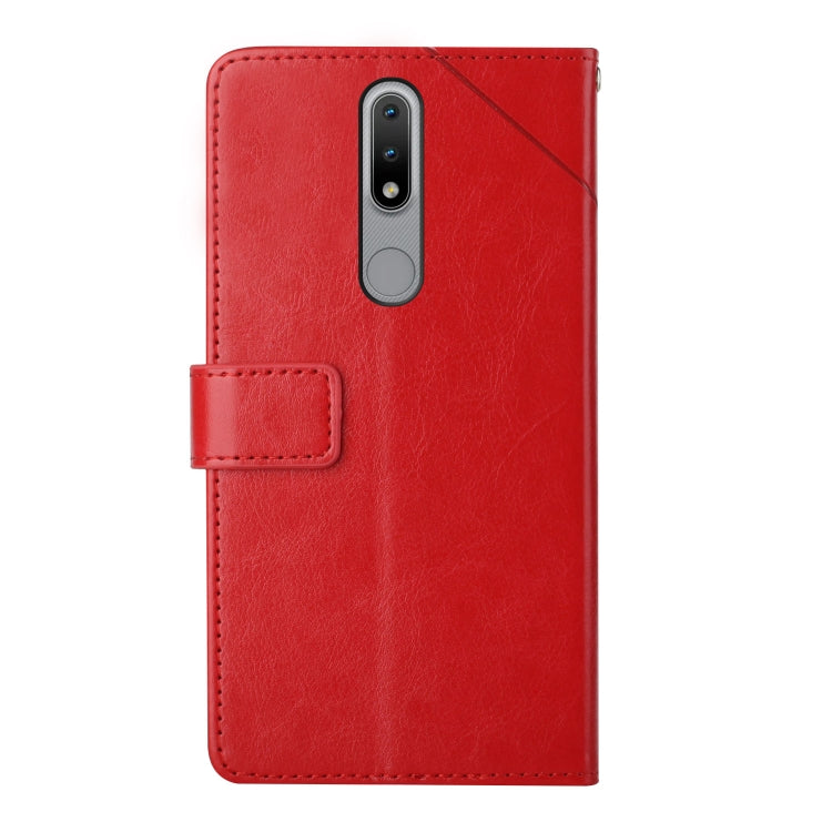 For Nokia 2.4 Y Stitching Horizontal Flip Leather Phone Case