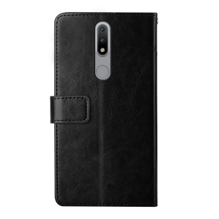 For Nokia 2.4 Y Stitching Horizontal Flip Leather Phone Case