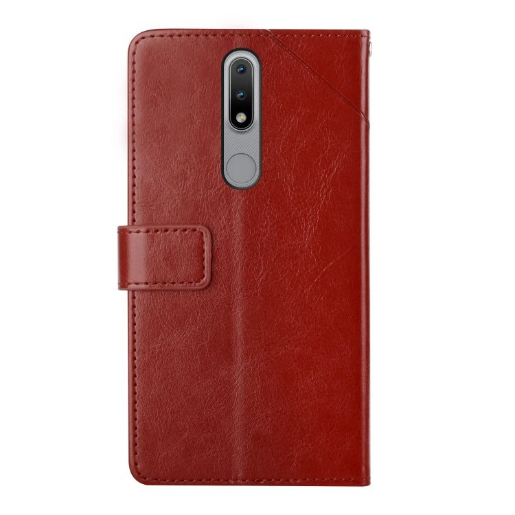 For Nokia 2.4 Y Stitching Horizontal Flip Leather Phone Case