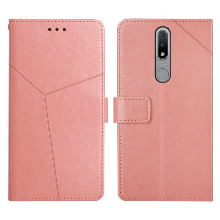 For Nokia 2.4 Y Stitching Horizontal Flip Leather Phone Case