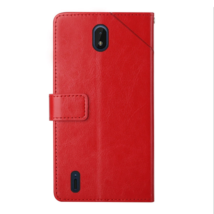 For Nokia C01 Plus Y Stitching Horizontal Flip Leather Phone Case