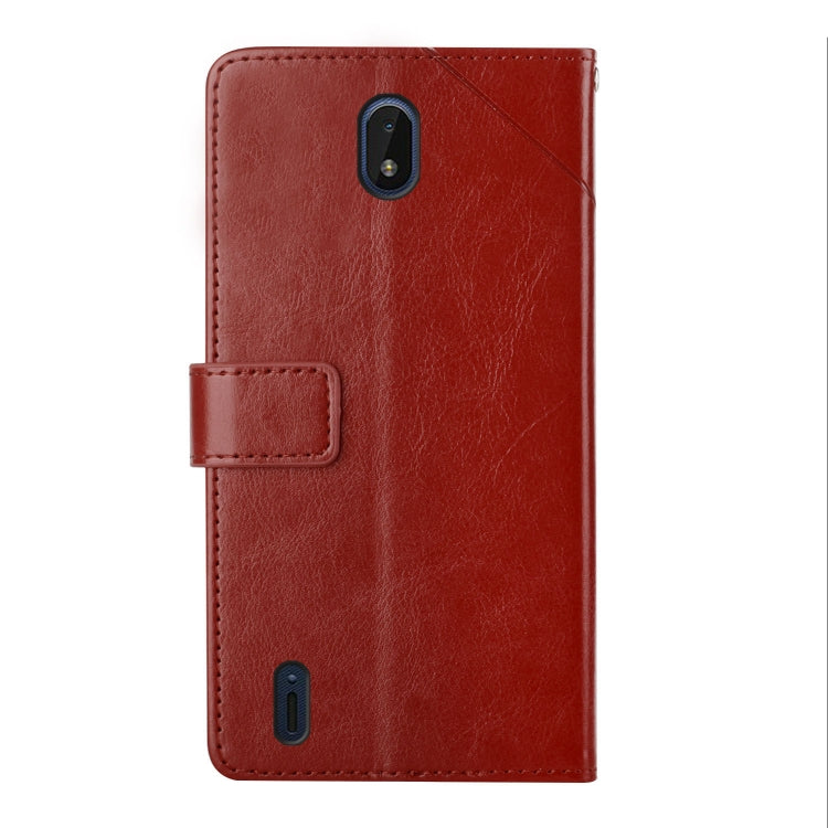 For Nokia C01 Plus Y Stitching Horizontal Flip Leather Phone Case
