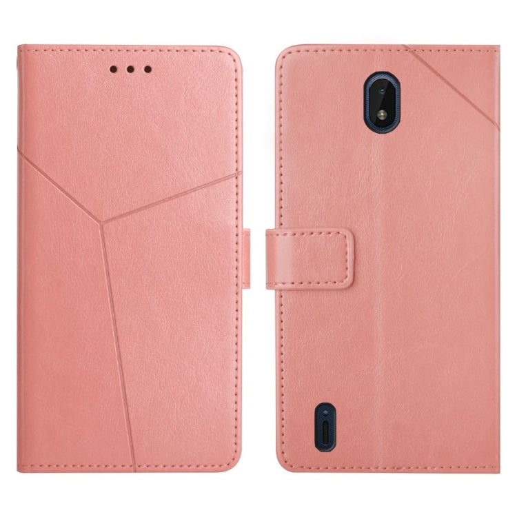 For Nokia C01 Plus Y Stitching Horizontal Flip Leather Phone Case
