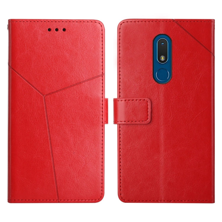 For Nokia C3 Y Stitching Horizontal Flip Leather Phone Case
