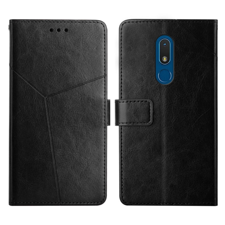 For Nokia C3 Y Stitching Horizontal Flip Leather Phone Case